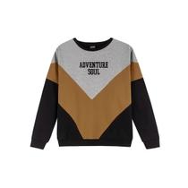 Blusa Malwee Moletom Fechada Feminina 93543 Mescla/Preto