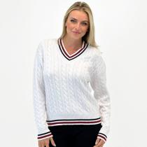 Blusa Mamô Tricot Manga Longa Gola V Feminina Blusa Mamô Tricot Manga Longa Gola V Feminina