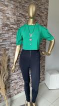 Blusa Manga 3/4 Bufante Blusa Manga 3/4 Bufante