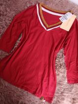Blusa Manga 3/4 Blusa Manga 3/4