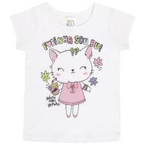 Blusa Manga Curta Bebê Meia Malha - 47600-3