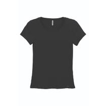 Blusa Manga Curta Canelada Plus Size Marialicia Ref. 052072