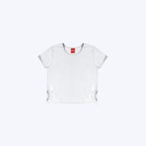 Blusa Manga Curta Cropped Corte A Laser Teen Menina Kyly 1001427 Verde Bandeira Blusa Manga Curta Cropped Corte A Laser Teen Menina Kyly 1001427 Verde Bandeira