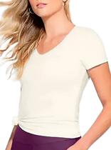 Blusa Manga Curta Enfim 1000121384 Feminina Active Viscose Stretch T. P/GG