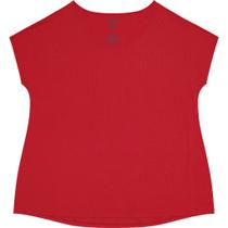 Blusa Manga Curta Feminina Plus Básica Malwee Ref. 100365