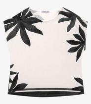 Blusa Manga Curta Feminina Plus Size Secret Glam Preto Blusa Manga Curta Feminina Plus Size Secret Glam Preto