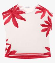 Blusa Manga Curta Feminina Plus Size Secret Glam Vermelho Blusa Manga Curta Feminina Plus Size Secret Glam Vermelho