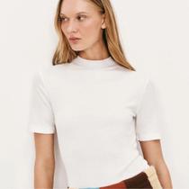 Blusa Manga Curta Hering Viscose Feminina 4EZV Blusa Manga Curta Hering Viscose Feminina 4EZV
