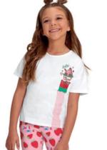 Blusa Manga Curta Infantil Feminina Blusa Manga Curta Infantil Feminina