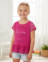 Blusa Manga Curta Infantil Flame Vanizado Nº 4 Ao 10 Linda Blusa Manga Curta Infantil Flame Vanizado Nº 4 Ao 10 Linda