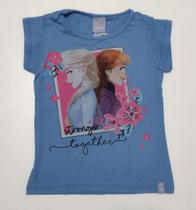 Blusa Manga Curta Infantil Menina Disney Frozen Malwee Kids