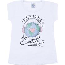 Blusa Manga Curta Infantil Pulla Bulla Ref. 44301 Blusa Manga Curta Infantil Pulla Bulla Ref. 44301