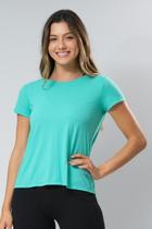 Blusa Manga Curta Larguinha Verde Jade IB SPORT