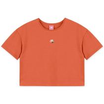 Blusa Manga Curta Lilica Ripilica New Fun Laranja