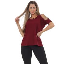 Blusa Manga Curta Malha Tendencia Blusa Manga Curta Malha Tendencia