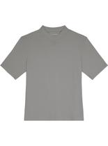 Blusa Manga Curta Malwee 1000108542 Feminina Plus Size Canelada Viscose T. G1/G3
