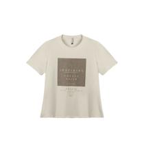 Blusa Manga Curta Meia Malha Marialicia Plus Ref. 0183467