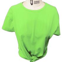 Blusa manga curta no basic + lisa