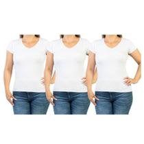 Blusa Manga Curta ONG Kit com 3 peças MC01 Blusa Manga Curta ONG Kit com 3 peças MC01