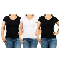 Blusa Manga Curta ONG Kit com 3 peças MC01