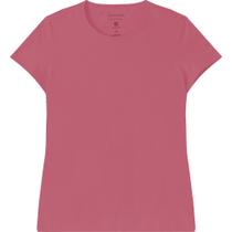Blusa Manga Curta T-Shirt Feminina Basicamente Ref. 90442 Blusa Manga Curta T-Shirt Feminina Basicamente Ref. 90442