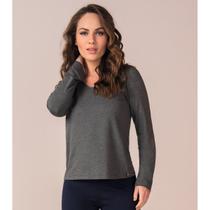 Blusa Manga Longa Básica Feminina Premium 914585