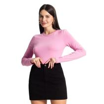 Blusa Manga Longa Básica Select Gola V Cores Blusa Manga Longa Básica Select Gola V Cores