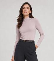 Blusa Manga Longa Básica Select Rosa Blusa Manga Longa Básica Select Rosa