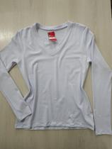 Blusa manga longa branca