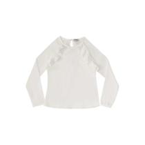 Blusa Manga Longa Branca Vic&ampVicky