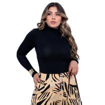 Blusa Manga Longa Cacharrel Casual Lisa Viscolycra
