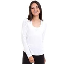 Blusa manga longa com capuz vermelha best fit