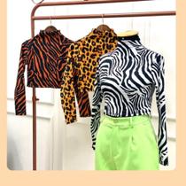 Blusa manga longa com cores variaveis