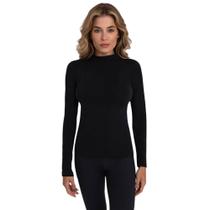 Blusa Manga Longa Com Gola Alta Lupo 451-001 Sem Costura