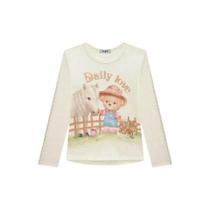 Blusa Manga Longa em Malha Power 79749 Kukiê Infantil Menina Blusa Manga Longa em Malha Power 79749 Kukiê Infantil Menina