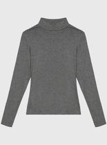 Blusa Manga Longa Enfim 1000099052 Feminina Gola Alta Viscose Stretch T. P/GG