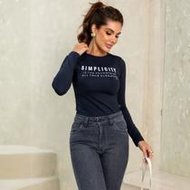 Blusa Manga Longa Estampada Feminina Revanche Celeia Blusa Manga Longa Estampada Feminina Revanche Celeia