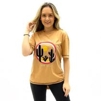 Blusa manga longa estampada long six one