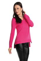 Blusa Manga Longa Feminina em Visco Tricot Rovitex - Elegante e Versátil