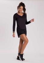 Blusa manga longa feminina fitness decote v graphene g0621 Blusa manga longa feminina fitness decote v graphene g0621