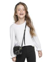 Blusa Manga Longa Feminina Frufru Trick Nick Branco - Trick Nick Básicos