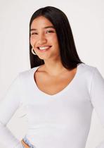 Blusa manga longa feminina hering 4578 4d8an0a00s Blusa manga longa feminina hering 4578 4d8an0a00s