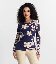 Blusa Manga Longa Feminina Rovitex Bege