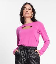 Blusa Manga Longa Feminina Rovitex Rosa Blusa Manga Longa Feminina Rovitex Rosa
