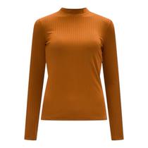 Blusa manga longa gola alta lunender