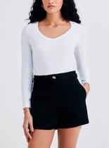 Blusa Manga Longa Hering 4D8A Feminina Gola V Algodão (Antiga 02J5) T. P/EXG Blusa Manga Longa Hering 4D8A Feminina Gola V Algodão (Antiga 02J5) T. P/EXG