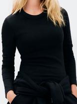 Blusa Manga Longa Hering 4H5R Feminina Slim Ribana Canelada T. P/XG Blusa Manga Longa Hering 4H5R Feminina Slim Ribana Canelada T. P/XG