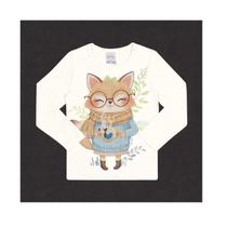 Blusa Manga Longa Infantil Menina Lunender/Alakazoo Confortável - Tamanhos 01, 02 e 03 - 81% Poliester e 19% Elastano - Blusa Manga Longa Infantil Menina Lunender/Alakazoo Confortável - Tamanhos 01, 02 e 03 - 81% Poliester e 19% Elastano -