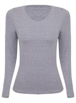 Blusa Manga Longa Lupo Loba 45138-001 Feminina Cotton Algodão T. P/GG