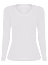 Blusa Manga Longa Lupo Loba 45138-001 Feminina Cotton Algodão T. P/GG